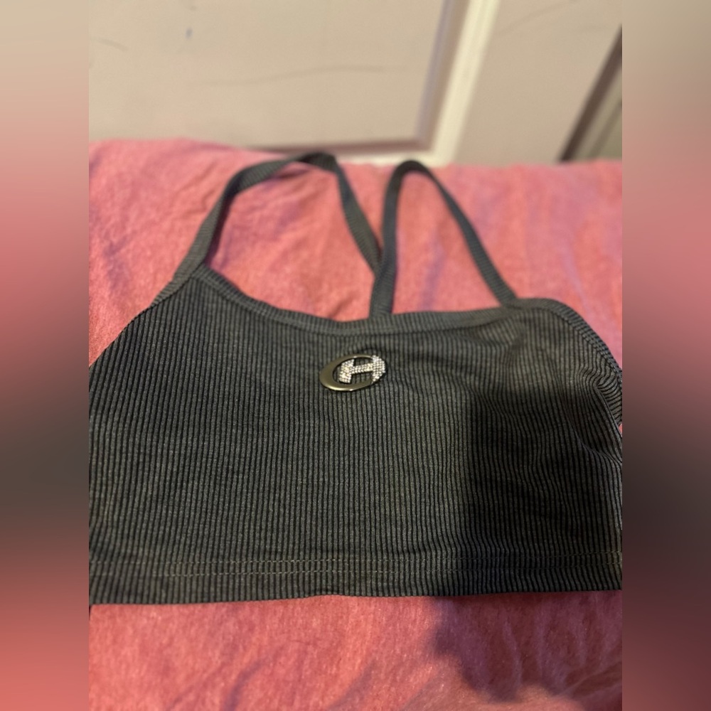 Grey crop top